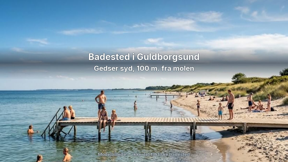 Gedser syd, 100 m. fra molen